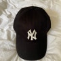 엠엘비 MLB N-COVER (뉴커버핏)언스트럭쳐 볼캡 뉴욕양키스 블랙 콘헤드 대두 추천 볼캡 모자