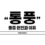 통풍 통증 원인과 이유