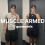 머슬암드 더현대 팝업스토어 방문 MUSCLE ARMED TECH PRO 에센셜 티셔츠, 인비전 탱크탑 착용 후기