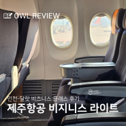 제주항공 인천-달랏 비즈니스라이트 (BIZ LITE) 후기 + 기내식여부