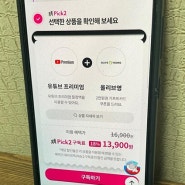 유독 Pick2 신청하면 유튜브 프리미엄 가격 할인에 올리브영 쿠폰까지