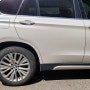 BMW X5 자차보험처리 자동차 긁힘 수리(자동차도장/분당/판교/정자동)