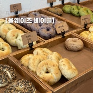 마곡나루역 카페 올웨이즈 베이글에서 베이글 5종 맛본 후기