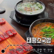 대전 국밥 맛집 : 인생국밥 찾다. l 태평소국밥 내돈내산