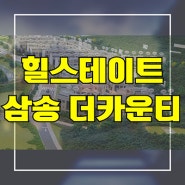 힐스테이트 삼송 더카운티 타운하우스 고양시 신원동 현대건설 단독주택 타입별 분양가격 모델하우스