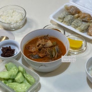 맞벌이부부 간단 저녁 상차림 돼지고기 김치찌개 짧은 시간에 맛내기