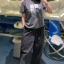 컨템포러리 여자 반팔티 브랜드 아더에러 오버핏 반팔 코디 ADER 프린트 여름티셔츠