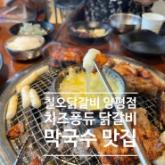 양평 닭갈비 막국수 맛집 칠오닭갈비 양평점 아이와 함께 가기 좋은 식당