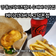 강동고덕비즈밸리 수제버거 맛집 케이리치버거 고덕본점