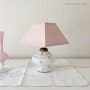 빈티지램프 ♣ Vintage petit floral opaline lamp