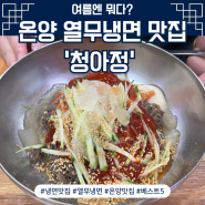 울산 온양 열무국수 맛집 :: 청아정