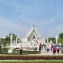 태국 자유여행 | 치앙라이 화이트 템플 왓롱쿤 Wat Rong Khun 백색사원 로컬버스 타고 가는 법 , 여행루트
