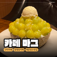 [구미/원평동] 멜론 빙수 맛집 카페 마그 금오시장점