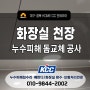 대구 세천 화장실 돔 공사(+누수 천장 물샐때 천장 교체방법)