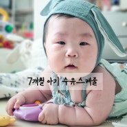 7개월 아기 수유량 이유식스케줄 하루 2끼 중기이유식 시작