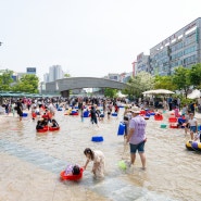 안산물놀이는 어디서? 안산문화광장에서 첨벙첨벙 물놀이놀이터를 9월 14일까지 운영하니, 아이들과 놀러오세요!