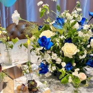 소피텔 앰배서더 호텔 생일파티: 맞춤 꽃 장식