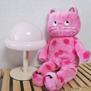 본디자인랩 흥 하는 핑크 고양이 인형 애착인형 추천