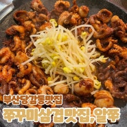 부산 당감동 쭈꾸미 맛집 쭈삼잘하는곳 알쭈