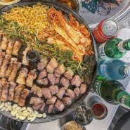 유머러스한 분위기 속 고기 맛의 진수: 목구멍 창원상남점에서의 특별한 저녁