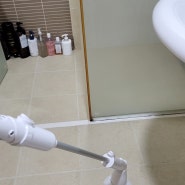 찌든 욕실청소, 화장실세면대청소 방법, 무선 욕실 전동드릴 청소솔 사용법 총정리