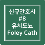 #8. 병동 신규간호사 (유치도뇨, foley catheter, irrigation)