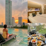 방콕 자유여행 가성비 숙소 조식포함 10만원 대 초반 노보텔 스쿰빗 20 조식, 수영장 후기