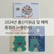 2024년 출산지원금 및 혜택 총 정리 (+용인시)