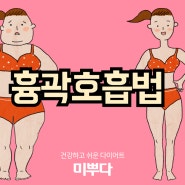 흉곽호흡법으로 몸통 사이즈 줄이는법