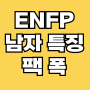 enfp 남자 특징 팩폭 정리!!