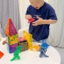 3살 유아 자석블럭 장난감 자석 교구 놀이방법