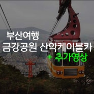 부산 금강공원 금정산 케이블카 왕복소요시간 영업시간 배차간격 +탑승영상!
