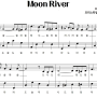 티파니에서 아침을 OST - Moon River 문리버ㅣ재즈버전ㅣ쉬운ㅣ피아노악보