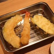 즉석 튀김 정식 | 후쿠오카 텐진 맛집 덴푸라 히라오 다이묘점 점심