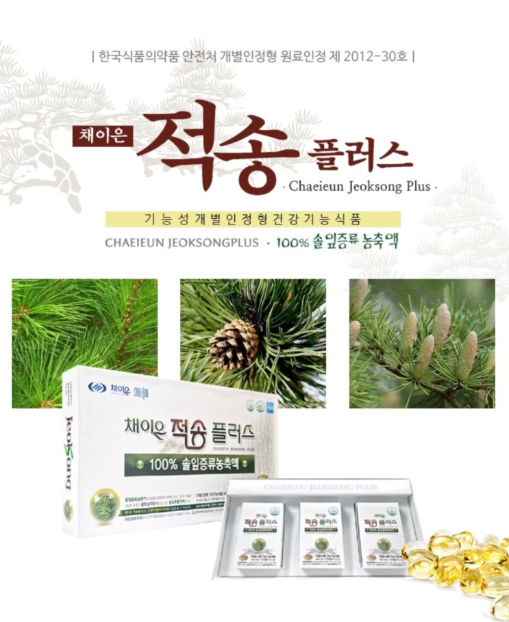 적송의 효능, 효과, 건강에 대해 알아가보자! 채이은 적송, 솔잎, 솔잎증류농축액 : 네이버 블로그