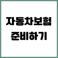 자동차보험 운전자보험 차이 알아보고 신속하고 알뜰하게 마련할 수 있는 방법