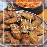 대구 침산동 치맥맛집 축구 야구 응원은 치맥킹에서