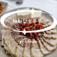 울산 태화강 국가정원 맛집 태화강 먹거리단지 54번집 "태화강순두부"