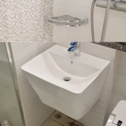 강남 서초동 화장실 세면대, 선반 교체로 인한 변화