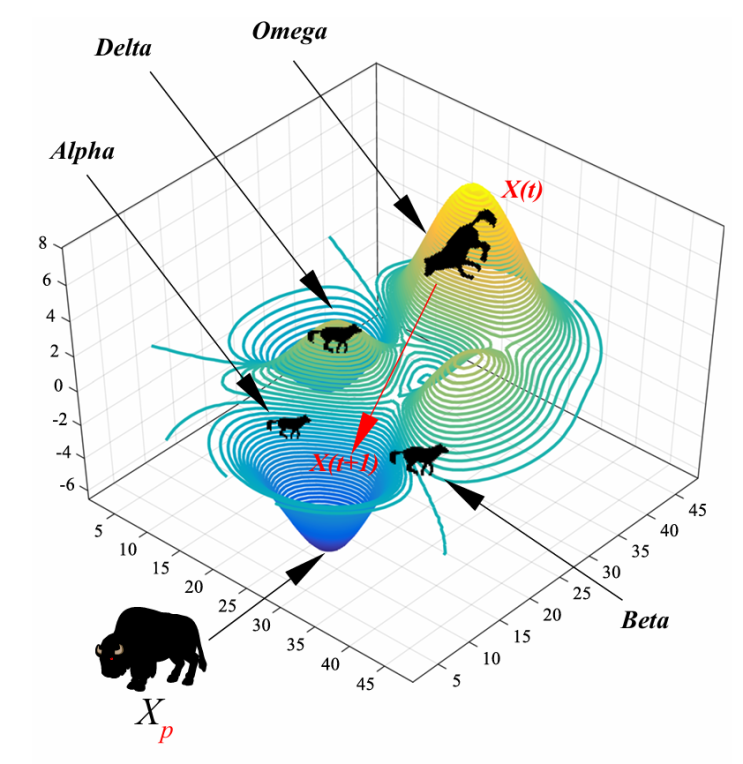 Theory of Grey wolf Optimizer (GWO), 회색늑대 알고리즘 -1- : 네이버 블로그