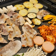 세종 나성동 고기집 '제이포크축산 명품대패' 무한 샐러드바 이용 가능한 맛집