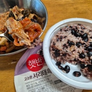 맛있는 잡곡밥은 햇반에 있다 햇반 고소한 서리태흑미밥