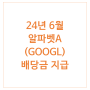 [1217] 24년 6월 알파벳A (GOOGL) 첫 배당금 지급했어요!