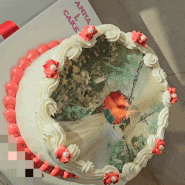 안나엘케이크 / 안산 주문제작 케이크 특별한 날엔 불꽃케이크
