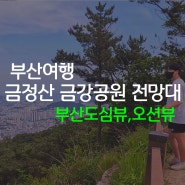 부산 금강공원 금정산 정상 전망대 부산도심,오션뷰! 파전막걸리가격, 가는법