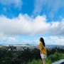 신혼여행 | 하와이 8일차 | 비구름☔과 무지개🌈와 낭만 🌂 (탄탈루스 전망대, 돗자리 챙기기, 포케바, 루이비통 호놀룰루)