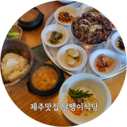 제주 서귀포시 안덕면 청국장맛집 달팽이식당