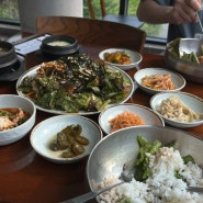 보문산 반찬식당 묵무침 보리밥 맛집