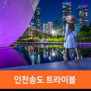 인천 놀러갈만한곳 인천 근교 드라이브, 야간 데이트 송도 센트럴파크 트라이볼