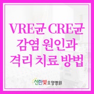 VRE균 CRE균 감염 원인과 격리 치료 방법